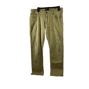 tropical y2k boho indie Bullhead Denim Co Slim Straight Mens W33 L32 Pants Brown